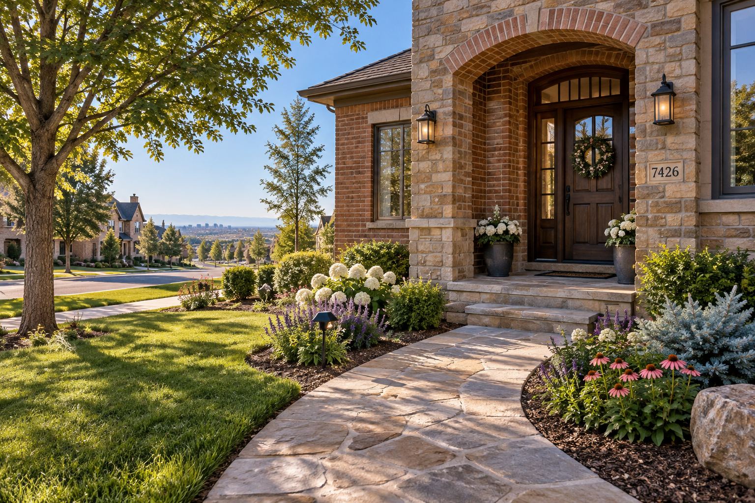 A the Denver metro home, illustrative